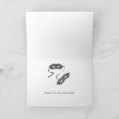 CARTE DE REMERCIEMENTS GORGEUSES HAUTS-HAUTS (Intérieur)