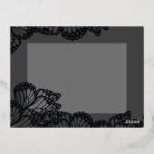 Carte de remerciements gothique à huile de monarqu (Verso)