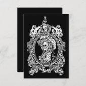 Carte De Remerciements Gothique Maiden (Devant / Derrière)