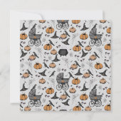 Carte de remerciements gothique victorienne de tra (Dos)