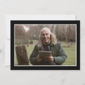 Carte De Remerciements Gracias Modern Photo Funérailles espagnoles (Dos)