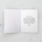 Carte De Remerciements Grad Grad Purple Photo Graduation (Intérieur)