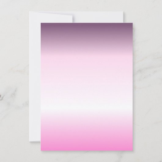 Carte De Remerciements Gradient background (Dos)