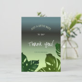 Carte De Remerciements Gradient background (Debout devant)