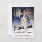 Carte De Remerciements Graduation (Devant)