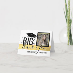 CARTE DE REMERCIEMENTS GRADUATION  
