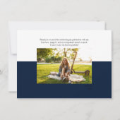 Carte De Remerciements Graduation 2025 Photo Collage Script (Dos)