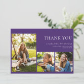 Carte De Remerciements Graduation 2025 Photos modernes (Debout devant)