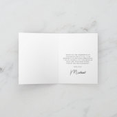 Carte De Remerciements Graduation moderne (Intérieur)