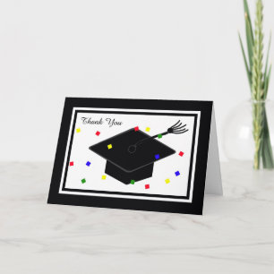 Carte De Remerciements Graduation Thank You Card — Graduation Cap