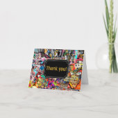 Carte De Remerciements Graffiti (Devant)