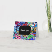 Carte De Remerciements Graffiti (Devant)