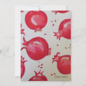 Carte De Remerciements Granatäpple (Devant)