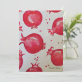 Carte De Remerciements Granatäpple (Debout devant)