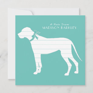 Carte De Remerciements Grand Chien Danois Chien Chien Chien Chien Chien C