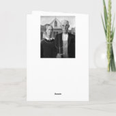 Carte De Remerciements Grant Wood (Dos)