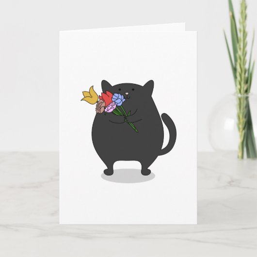 Carte De Remerciements Grateful Kitty (Devant)