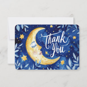 Carte De Remerciements Gratitude céleste vide