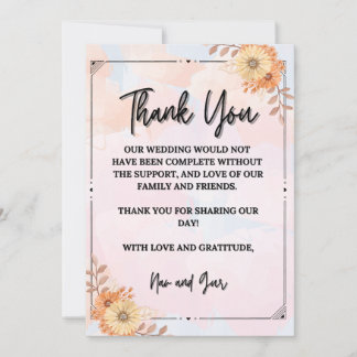 Carte De Remerciements Gratitude dans chaque regard