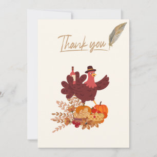 Carte De Remerciements Gratitude de la récolte : Salutations de l'action 