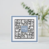 Carte De Remerciements Gratitude hébraïque & Bénédiction Papier SimuléCou (Debout devant)