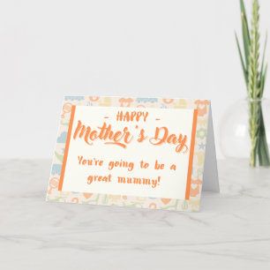 Carte De Remerciements Great Mummy-To-Be Mother's Day