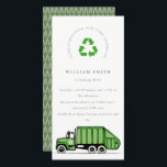 Carte De Remerciements Green Garbage Truck Kids N'importe quel âge Annive<br><div class="desc">A Fun Cute Boys GARBAGE TRUCK THEME BANTHDAY Collection.- c'est une Elégante Simple Minimal sketchy Illustration de camion à ordures vert, parfait pour votre fête d'anniversaire. Il est très facile de customiser, avec vos données personnelles. Si vous avez besoin d'un autre produit correspondant ou de la personnalisation, veuillez envoyer un...</div>