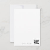 Carte De Remerciements Grey Jay (Dos)