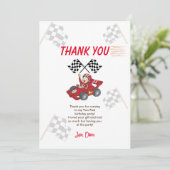 Carte De Remerciements Grossissant deux jeûnes 2e anniversaire (Debout devant)