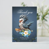 Carte De Remerciements Grumpy Bird lundi. (Debout devant)