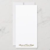 Carte De Remerciements Guadalupe Vierge Marie Condolence espagnole (Dos)