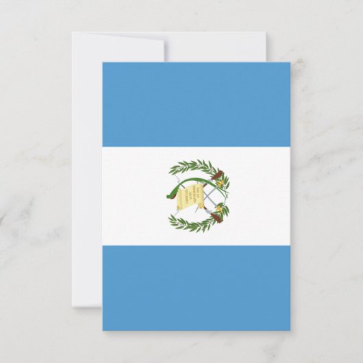 Carte De Remerciements Guatemala flag  (Devant)