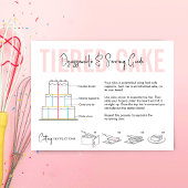 Carte De Remerciements Guide de désassemblage et de service de gâteau Bou