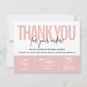 Carte De Remerciements Guide de soin et de découpe de gâteau V2, Guide de (Dos)