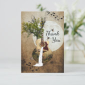 Carte De Remerciements Guitare Imaginaire (Debout devant)