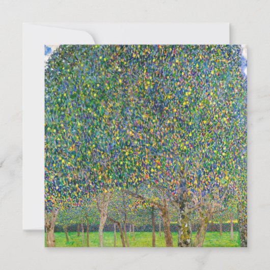 Carte De Remerciements Gustav Klimt - Arbre à poires (Devant)