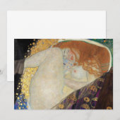 Carte De Remerciements Gustav Klimt - Danae (Devant / Derrière)