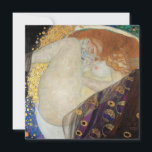 Carte De Remerciements Gustav Klimt - Danae<br><div class="desc">Danae - Gustav Klimt,  Huile sur toile,  1907</div>