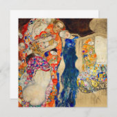 Carte De Remerciements Gustav Klimt - La mariée (inachevée) (Devant / Derrière)