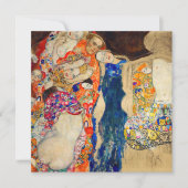 Carte De Remerciements Gustav Klimt - La mariée (inachevée) (Devant)