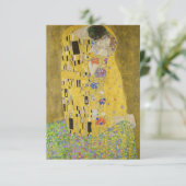Carte De Remerciements Gustav Klimt - Le baiser (Debout devant)