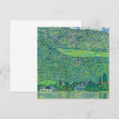 Carte De Remerciements Gustav Klimt - Litzlberg am Attersee (Devant / Derrière)