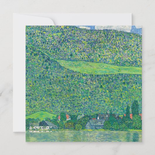 Carte De Remerciements Gustav Klimt - Litzlberg am Attersee (Devant)