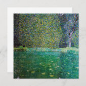 Carte De Remerciements Gustav Klimt - Parc Schloss Kammer am Attersee (Devant / Derrière)