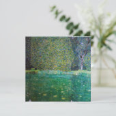 Carte De Remerciements Gustav Klimt - Parc Schloss Kammer am Attersee (Debout devant)