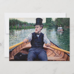 Carte De Remerciements Gustave Caillebotte - Bateau