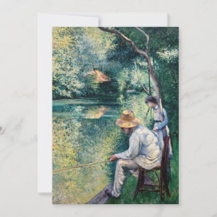 Carte De Remerciements Gustave Caillebotte - Pêche à la ligne