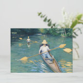 Carte De Remerciements Gustave Caillebotte - Skiffs on the Yerres (Debout devant)