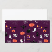 Carte De Remerciements Halloween (Devant / Derrière)