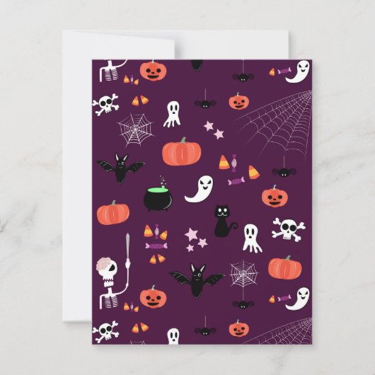 Carte De Remerciements Halloween (Devant)